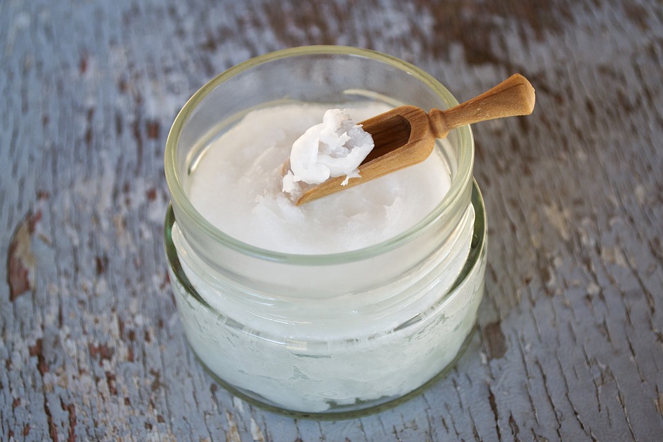 Coconut oil has many uses such as lubricant, massage oil, toothpaste, as a hair mask..