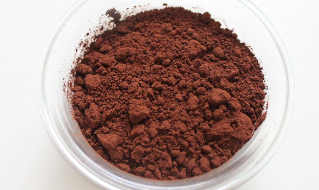 Cacao poeder met een hoge dosis polyfenolen