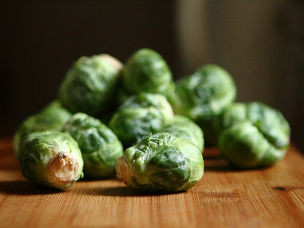Brussels sprouts contain a lot of polyphenols